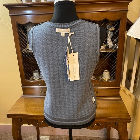 Etcetera NWT Houndstooth Sweater and Shell Set.  Size Medium. - Picture 15 of 16
